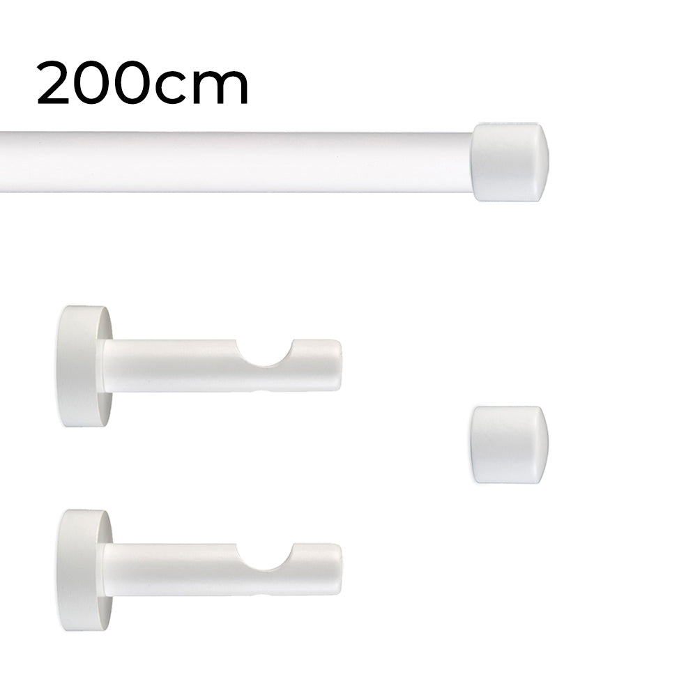 Tringle à rideau Ø22mm Bouchon Installation au mur