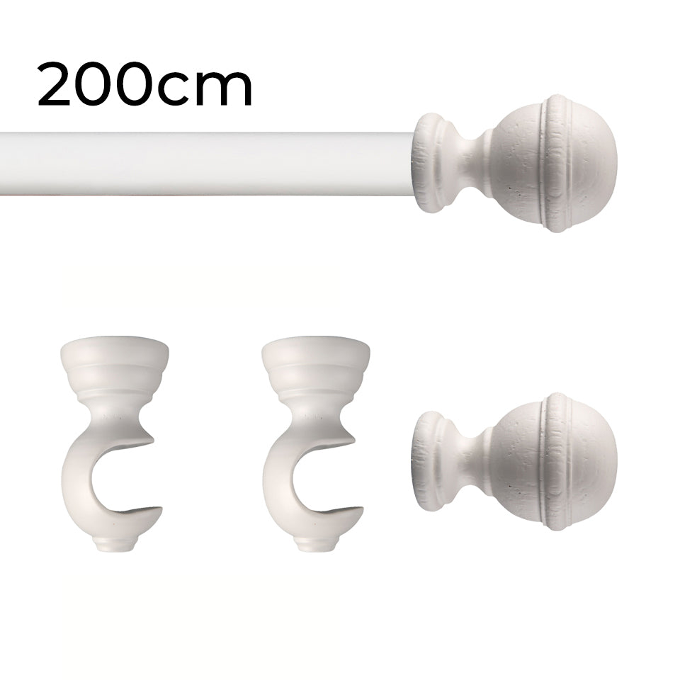 Tringle à rideau Ø30mm Sphère Installation au plafond