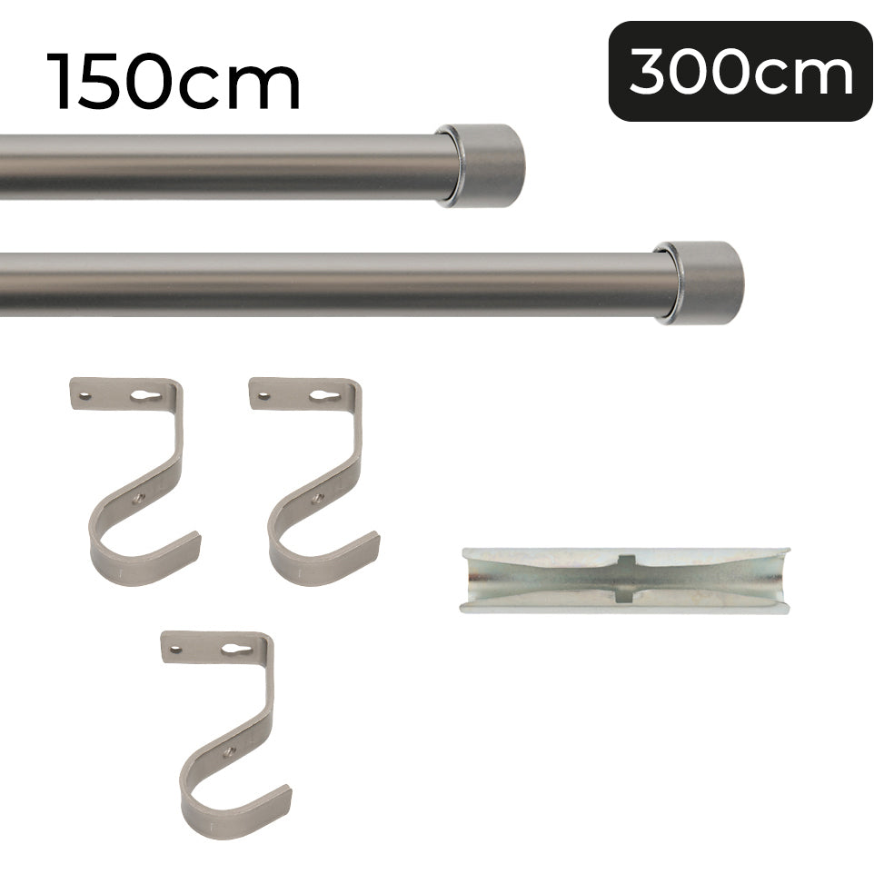 Tringle à rideau Ø22mm Bouchon Installation au plafond