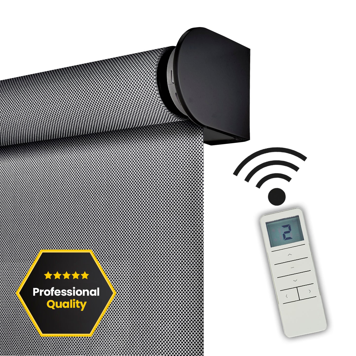 Store enrouleur Screen PRO Solar Motorisé Graphite