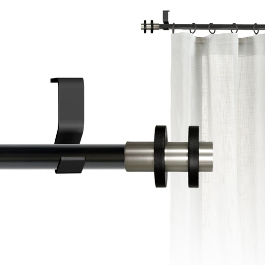 Tringle à rideau Ø22mm Cerceaux Avec anneaux Installation au plafond