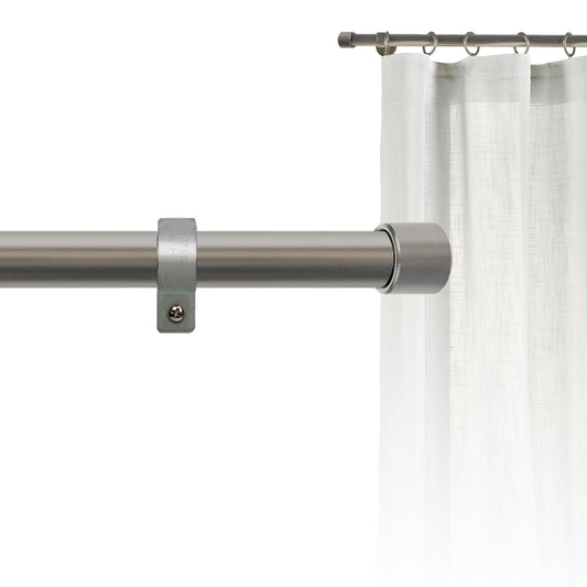 Tringle à rideau Ø22mm Bouchon Avec anneaux Installation au mur