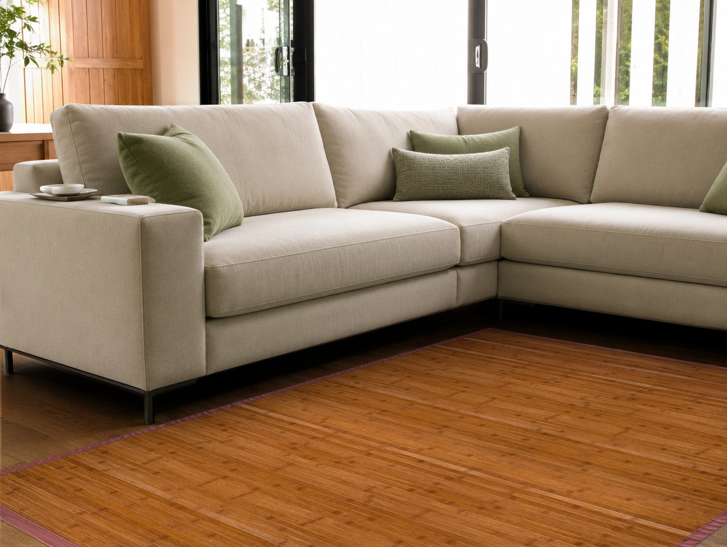 Tapis Bambou Naturel