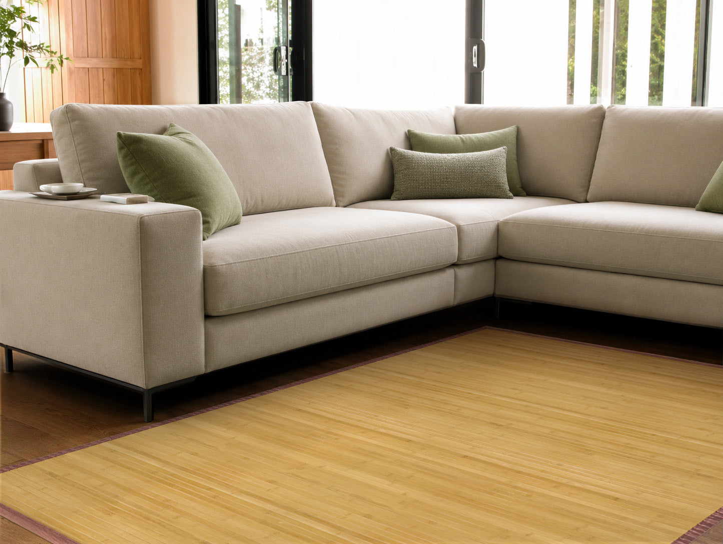 Tapis Bambou Naturel