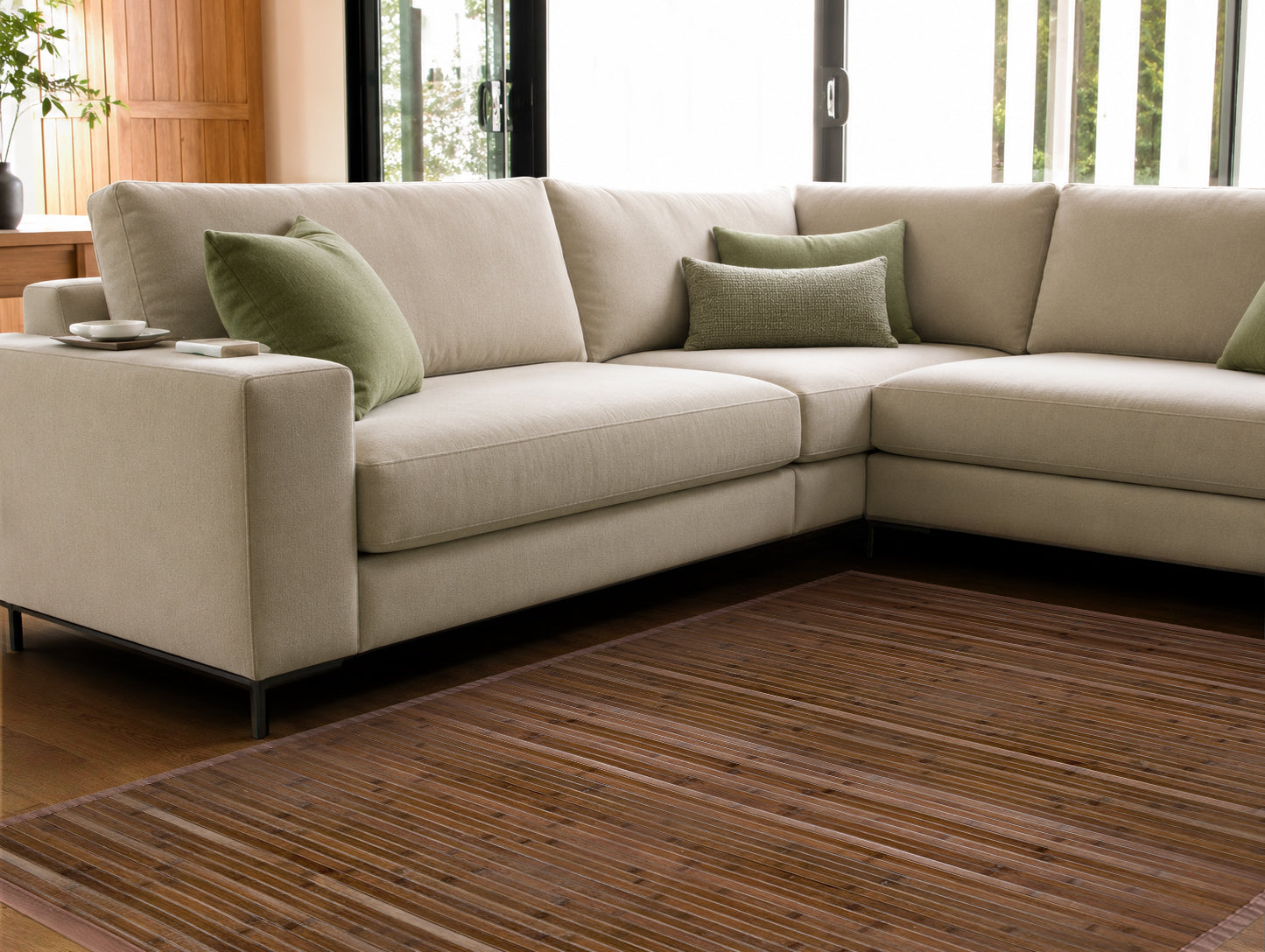Tapis Bambou Naturel