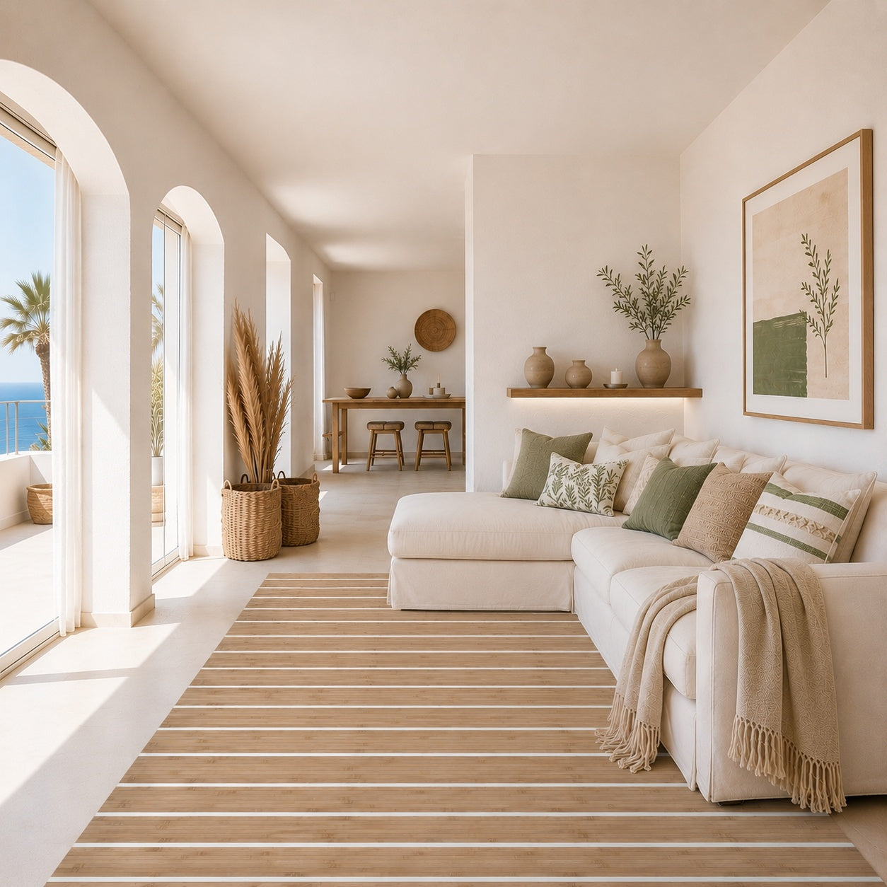 Tapis BAMBOO COOL Lignes