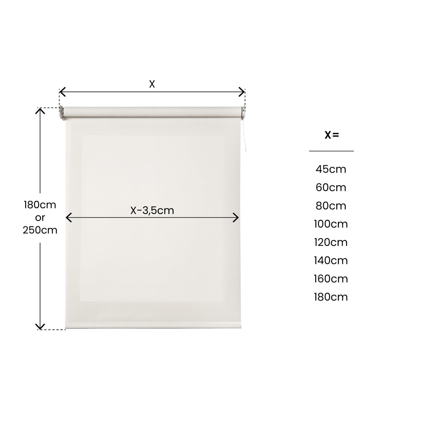 Store enrouleur Screen PRO Solar Motorisé Blanc